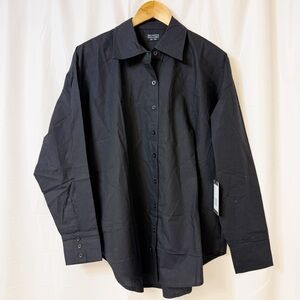 Brunette The Label Button Up Shirt Black S/M